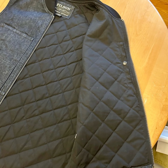 Filson Denim Insulated Work Vest - Picture 6 of 13